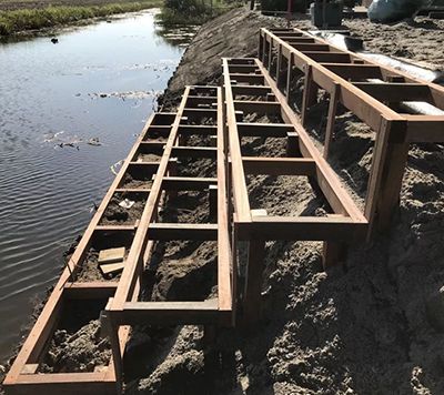 Hardhout constructie in Gelderland